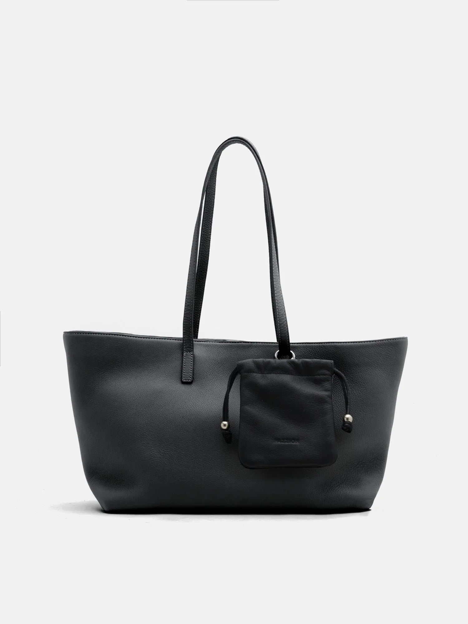 PAZZION, Marivyn Leather Tote, Black