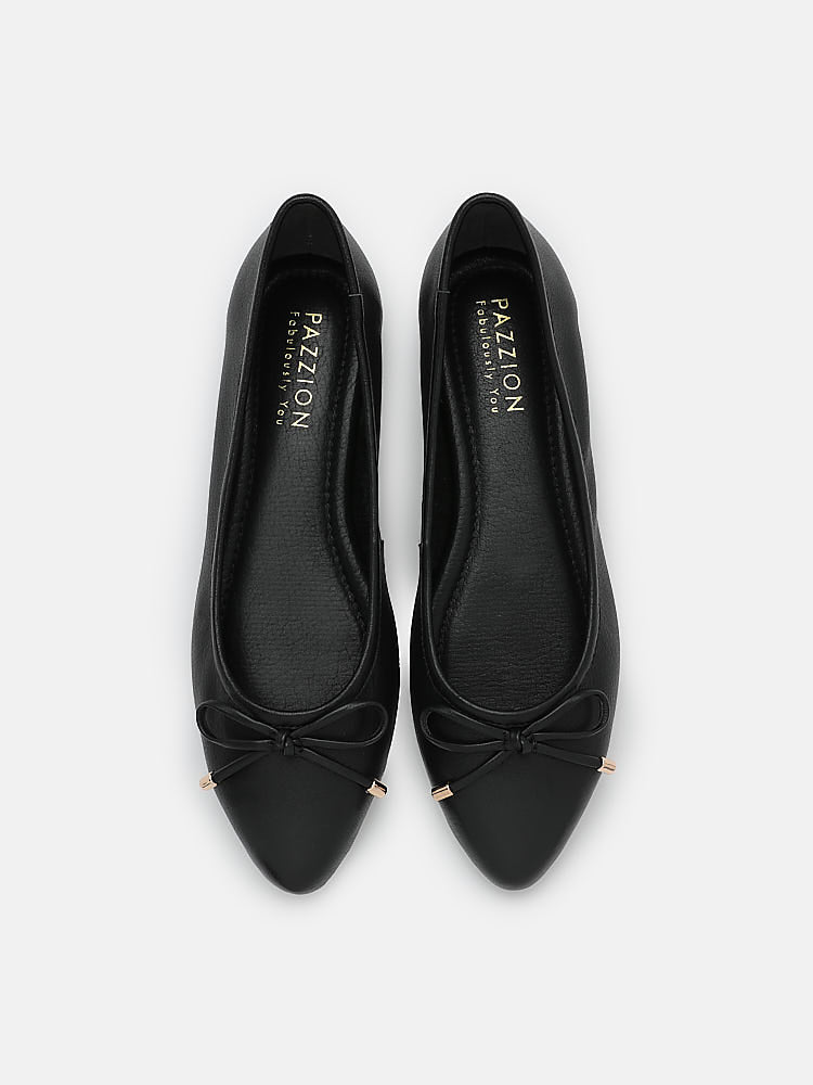 PAZZION, Milla Casual Flats, Black