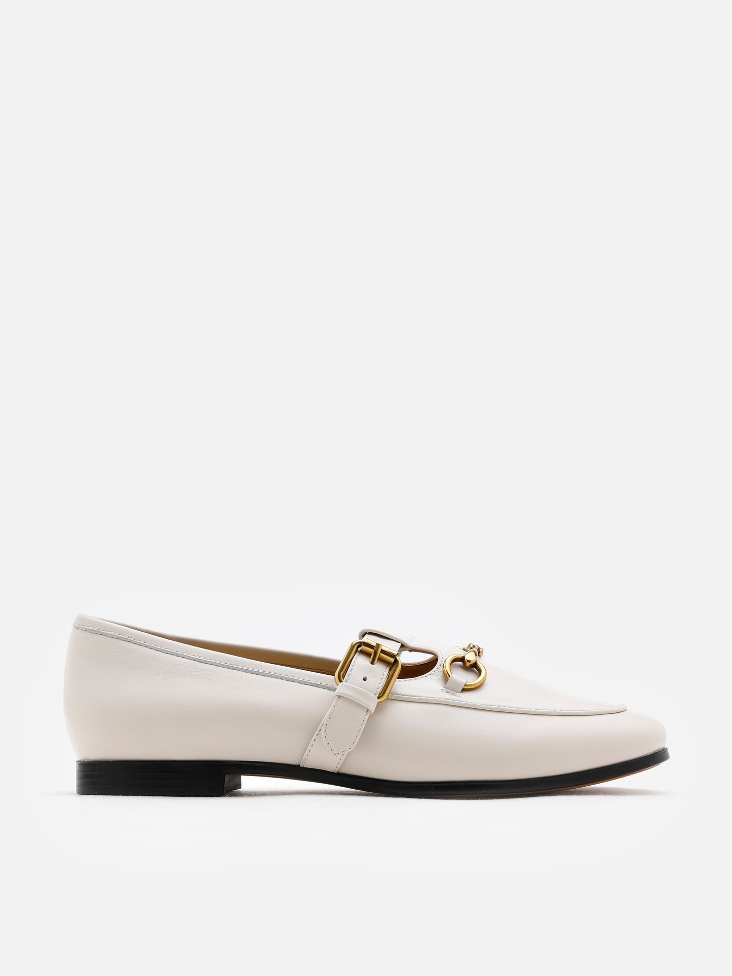 PAZZION, Rachel Preppy Kate Cut Out Loafers, Beige