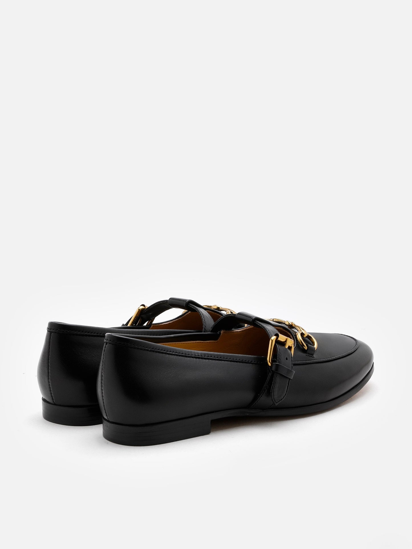 PAZZION, Rachel Preppy Kate Cut Out Loafers, Black