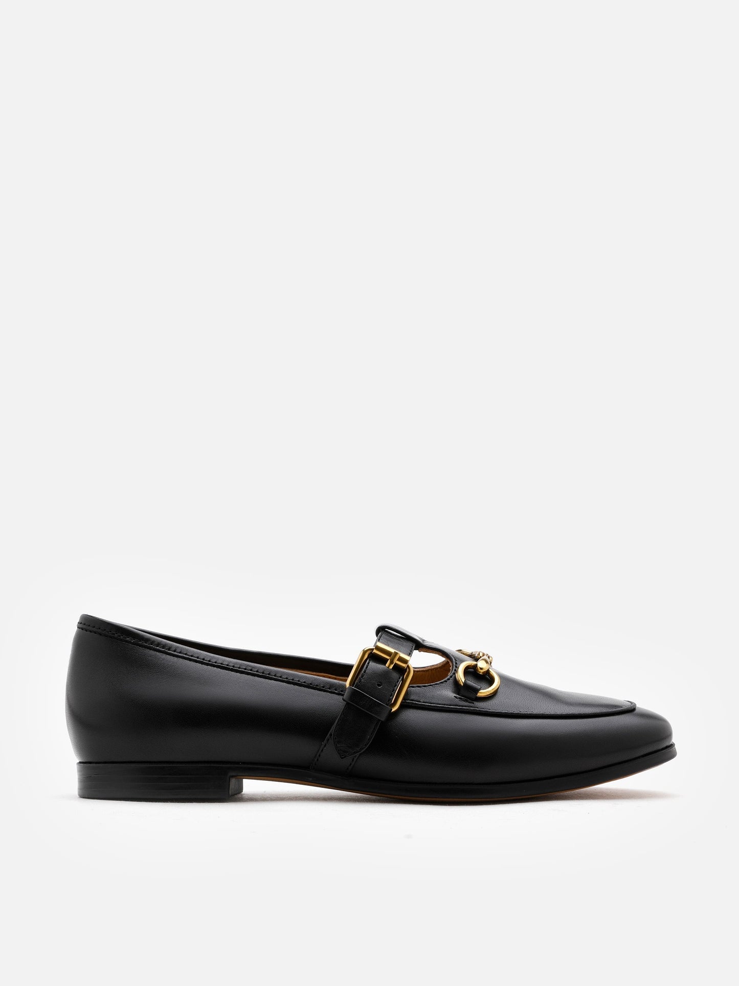 PAZZION, Rachel Preppy Kate Cut Out Loafers, Black