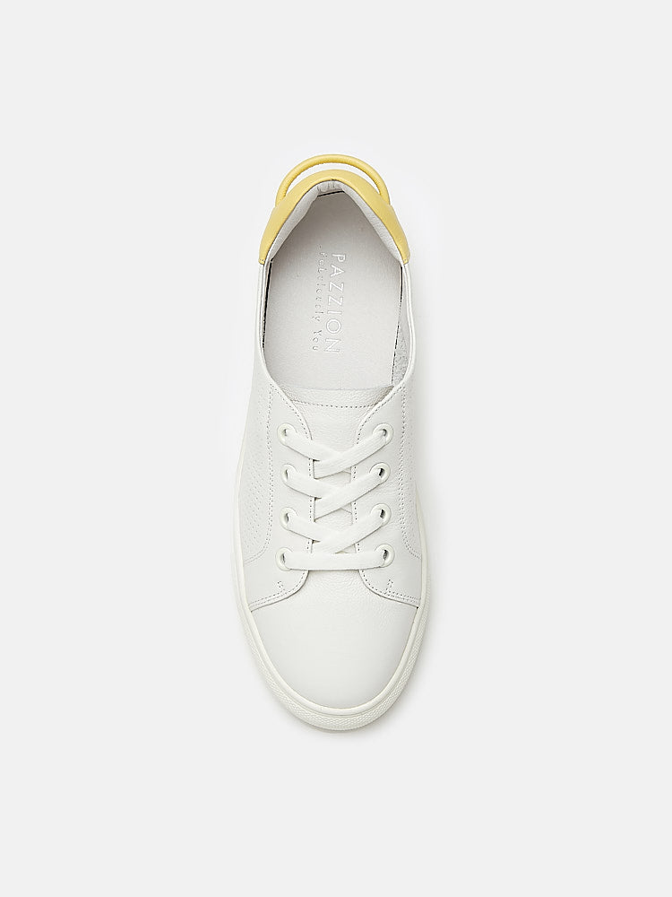 PAZZION, Reagan Contrast Sneakers, Yellow