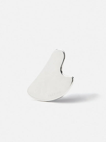 PAZZION, Rochelle HeartGlow Gua Sha Beauty Tool, Silver