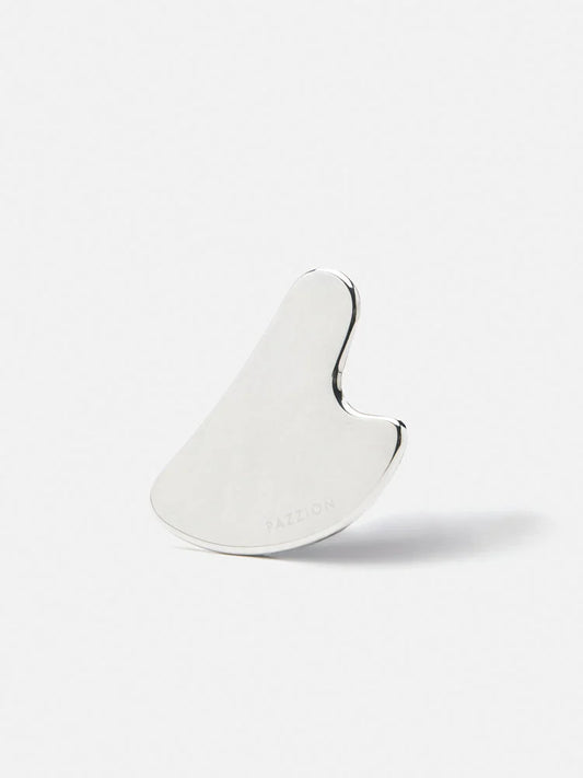 PAZZION, Rochelle HeartGlow Gua Sha Beauty Tool, Silver