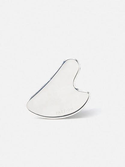 PAZZION, Rochelle HeartGlow Gua Sha Beauty Tool, Silver