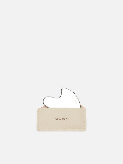 PAZZION, Rochelle HeartGlow Gua Sha Beauty Tool, Silver