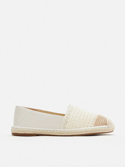 PAZZION, Shae Colour Blocked Espadrilles, Beige