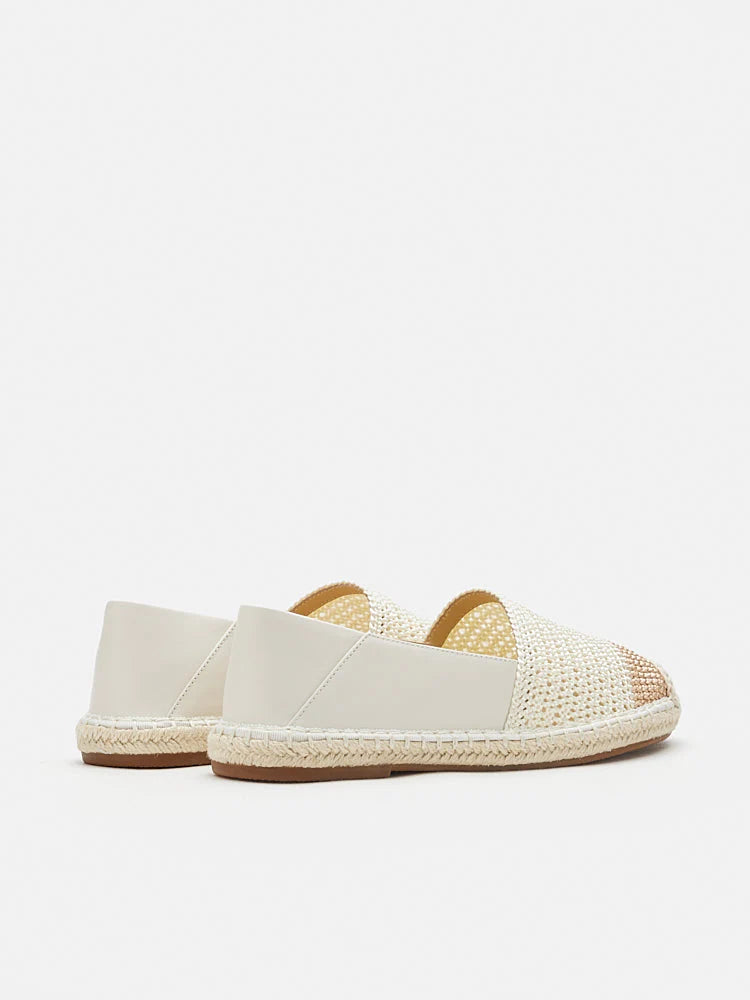 PAZZION, Shae Colour Blocked Espadrilles, Beige