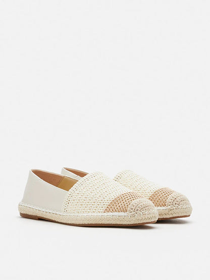 PAZZION, Shae Colour Blocked Espadrilles, Beige