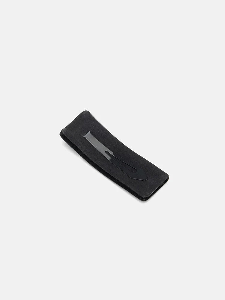 PAZZION, Shaina Rectangle Hair Clip, Black