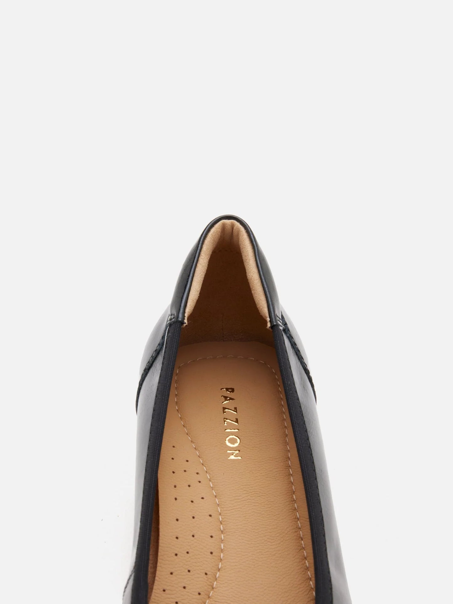 PAZZION, Silvianne Bow-Tied Leather Heels, Black