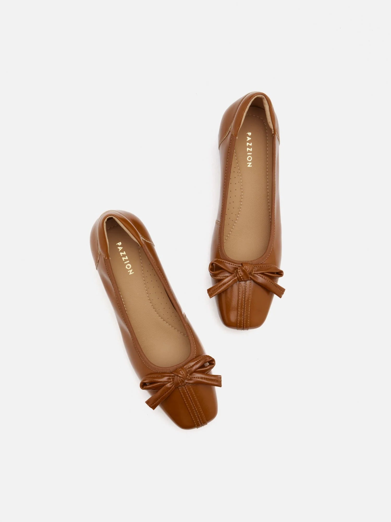 PAZZION, Silvianne Bow-Tied Leather Heels, Brown