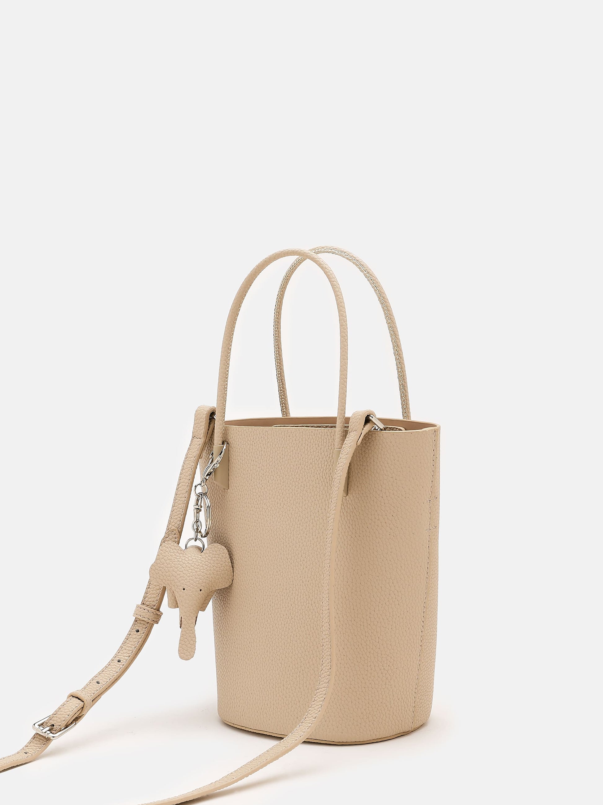 PAZZION, Stormy Garden Bucket Bag, Almond