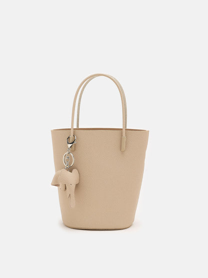 PAZZION, Stormy Garden Bucket Bag, Almond