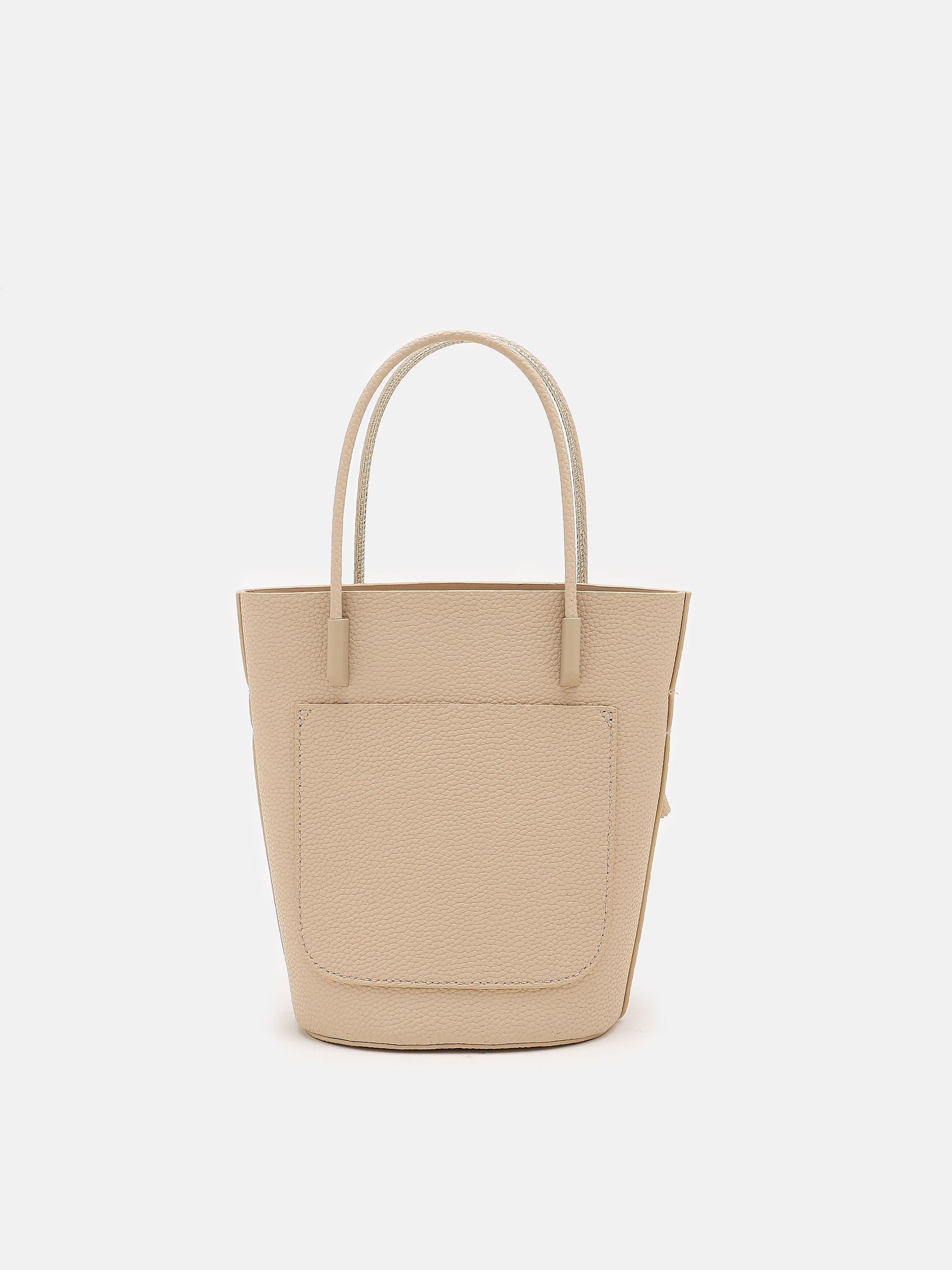 PAZZION, Stormy Garden Bucket Bag, Almond