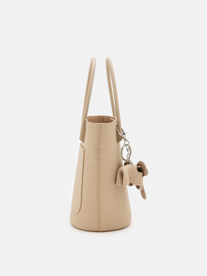 PAZZION, Stormy Garden Bucket Bag, Almond