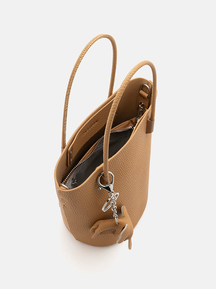 PAZZION, Stormy Garden Bucket Bag, Brown