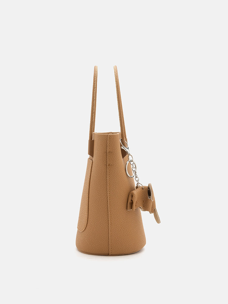 PAZZION, Stormy Garden Bucket Bag, Brown