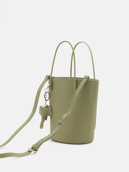 PAZZION, Stormy Garden Bucket Bag, Light Green