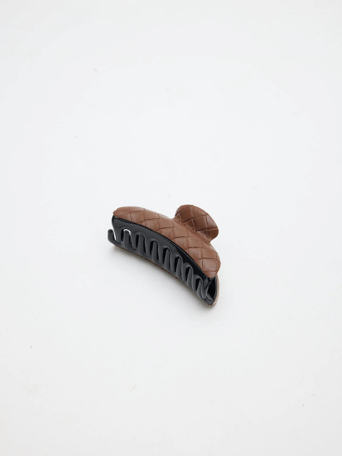 PAZZION, Tiana Woven Claw Clip, Brown