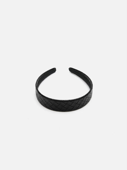 PAZZION, Tiana Woven Hair Band, Black