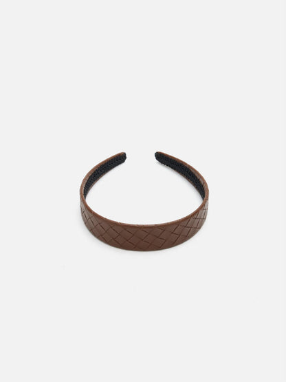 PAZZION, Tiana Woven Hair Band, Brown