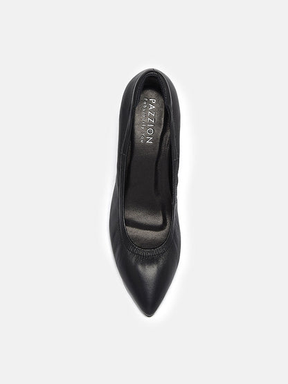 PAZZION, Valentina Classic Low Heels, Black