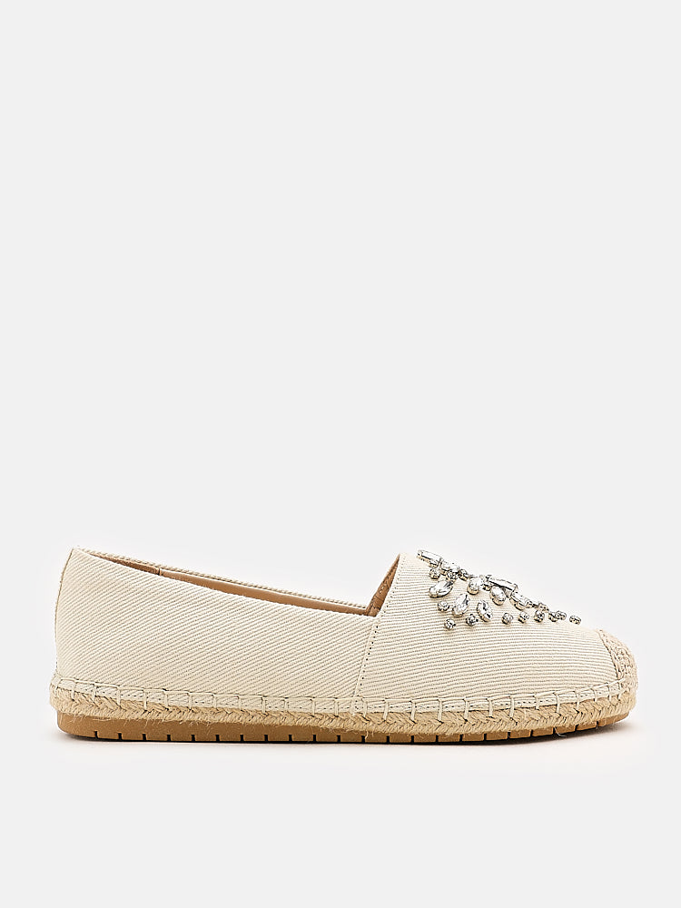 PAZZION, Vega Espadrilles, Beige