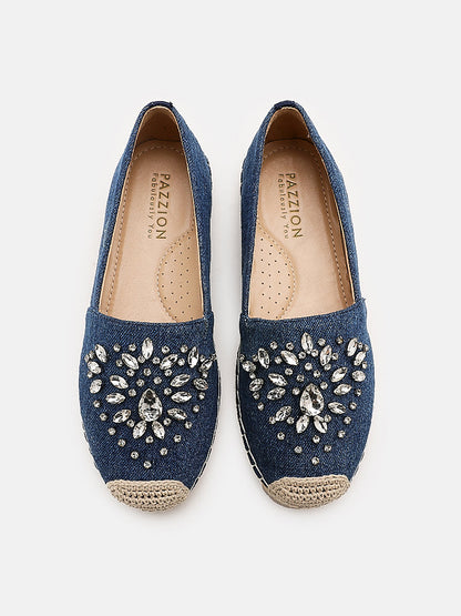 PAZZION, Vega Espadrilles, Blue