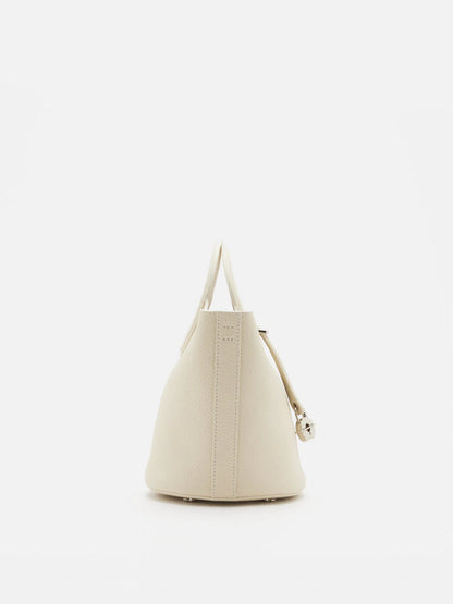 PAZZION, Vespera Bucket Bag, Beige