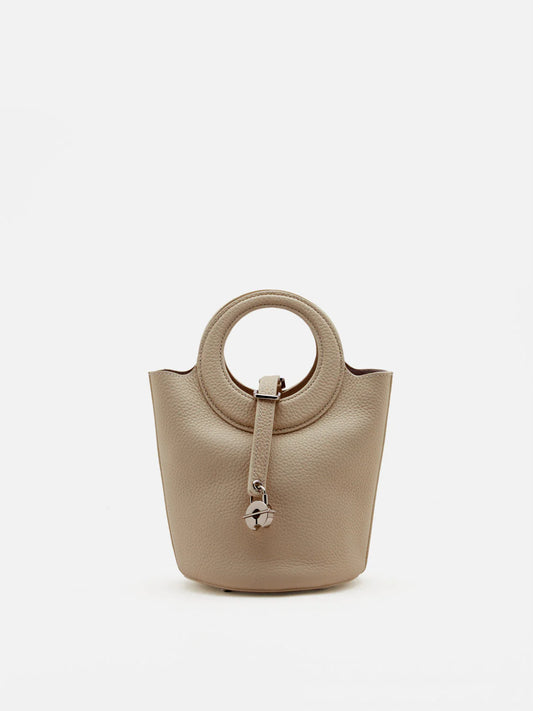 PAZZION, Vespera Bucket Bag, Khaki