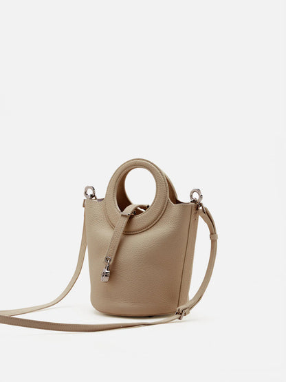 PAZZION, Vespera Bucket Bag, Khaki