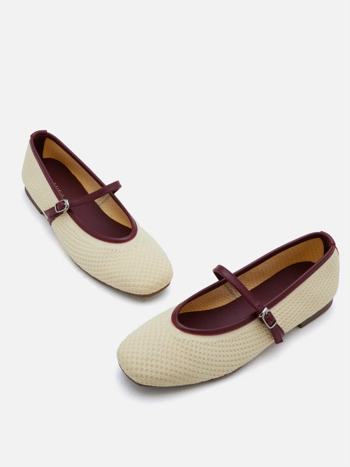 PAZZION, Whitney Flyknit Colour-Block Mary Janes, Yellow