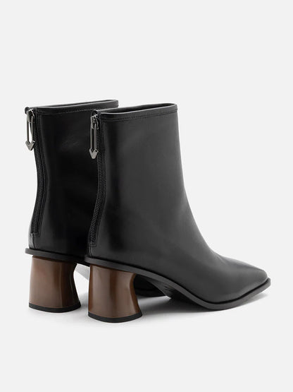 PAZZION, Zari Ankle Boots, Black