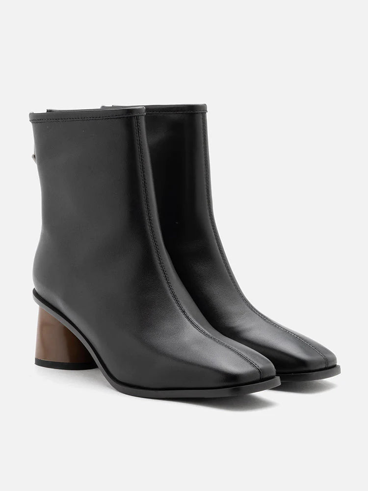 PAZZION, Zari Ankle Boots, Black