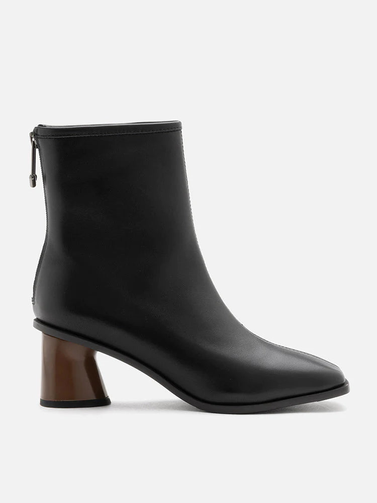 PAZZION, Zari Ankle Boots, Black