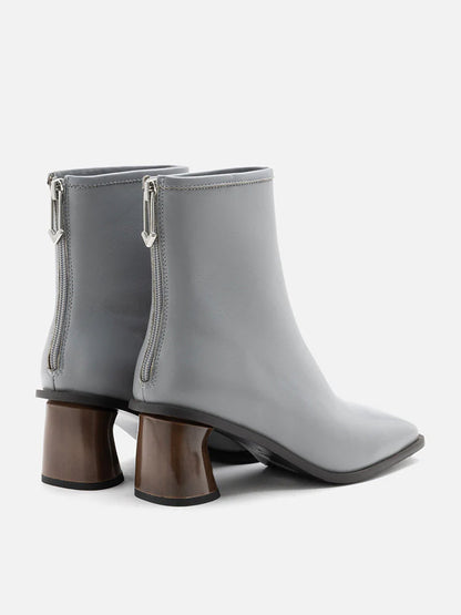 PAZZION, Zari Ankle Boots, Grey