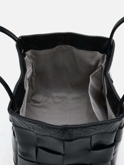 PAZZION, Ziva Woven Bag, Black