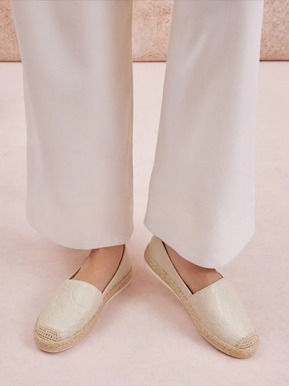 PAZZION, Zuma Quilted Espadrilles, Beige