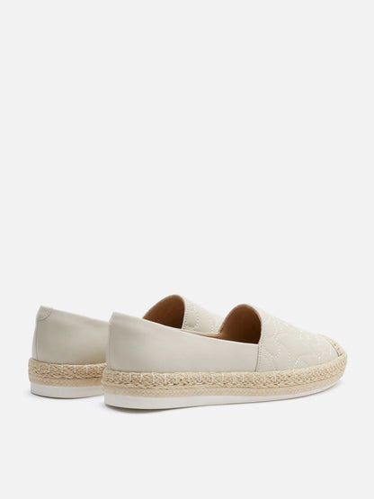 PAZZION, Zuma Quilted Espadrilles, Beige